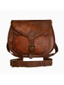 Womens Genuine Leather Vintage Shoulder Sling Crossbody Office Purse